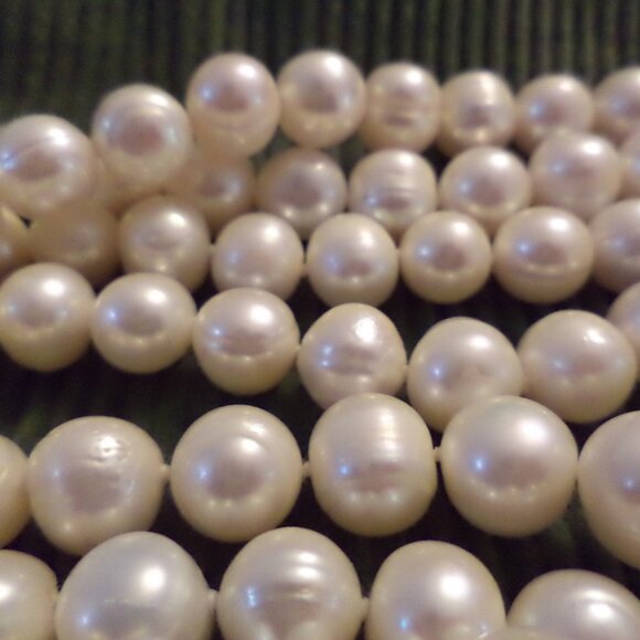Faux Pearls - Necklace is 24” Length Color: Ivory - Picture 5 of 5